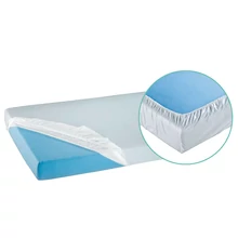 PVC matracvédő lepedő kőrgumival 200x100 cm, fehér
