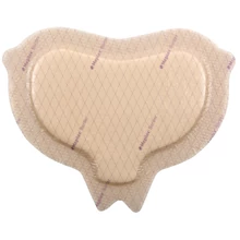 Keresztcsont-tájéki sebekre, felfekvésre, Mepilex Border Sacrum, 16x20cm okoskötszer (öntapadó szigetkötszer)