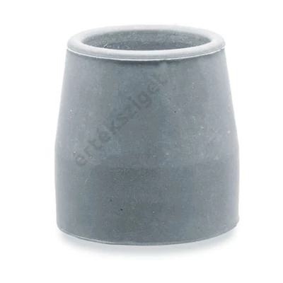 Fémbetétes járókeret botvég gumi 26mm, szürke 4db
