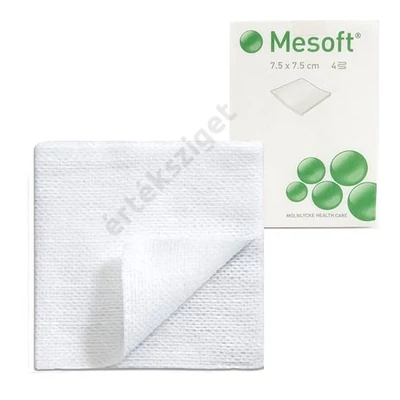 Mesoft steril sebkötöző, sebpárna, 10x10cm