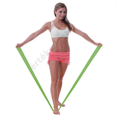 Fit-band erősítő gumiszalag, erős (zöld), 1,5m