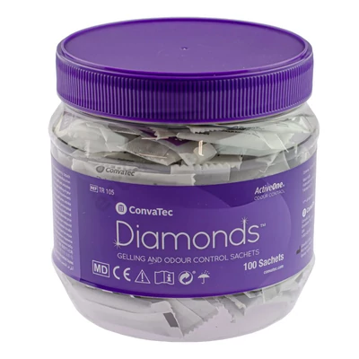 Diamond zselésítő tasakok sztómazsákba, 100db
