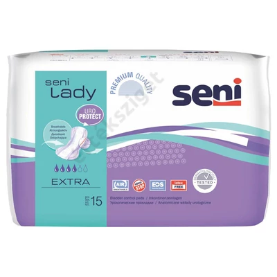 Inkontinencia betét, Seni Lady Extra 15db, 524ml