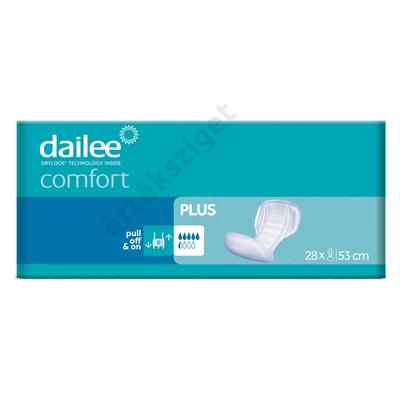 Inkontinencia betét, Dailee Comfort Plus 28db, 2641ml